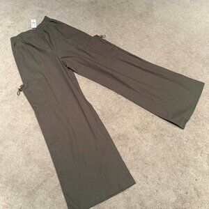 Pacsun La Hearts Linen Pull-On Baggy Cargo Pants